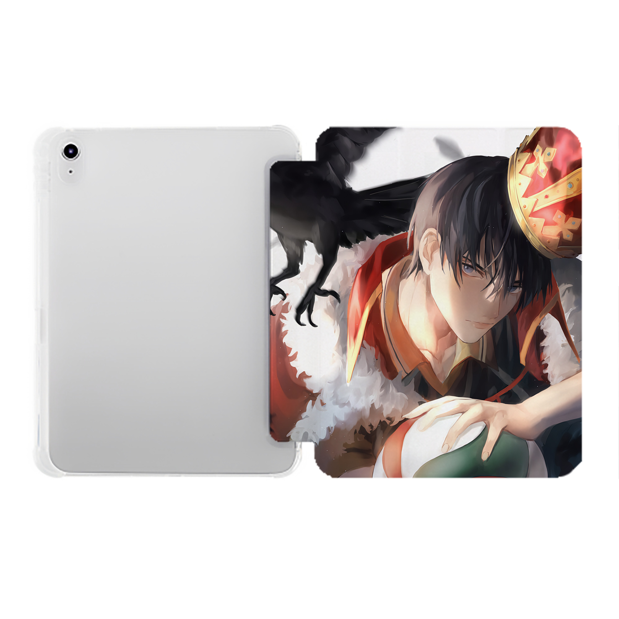 （画像用） ハイキュー!! Haikyu!! IPad ケース ペン収納付き 三つ折りスタンド PUレザー×シリコン 対応機種9.5/10.5/10.9インチ